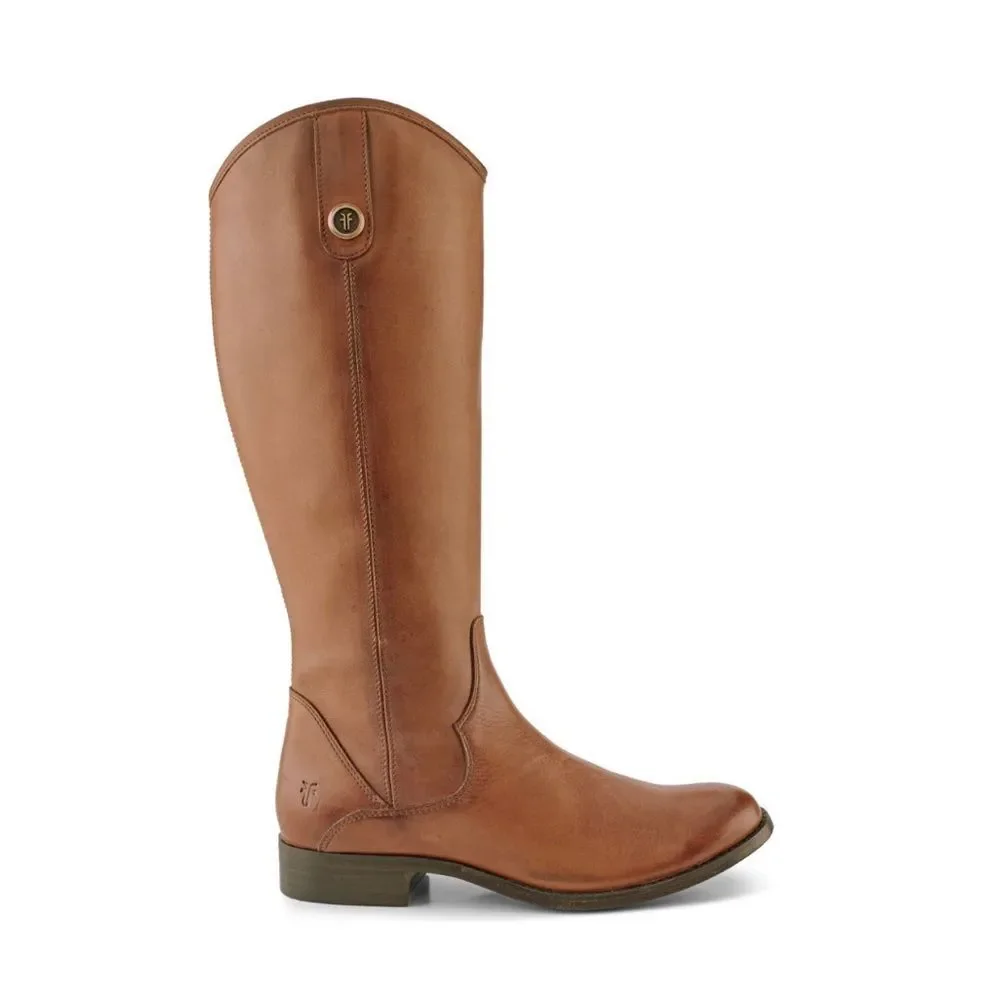 Frye exposed stitching